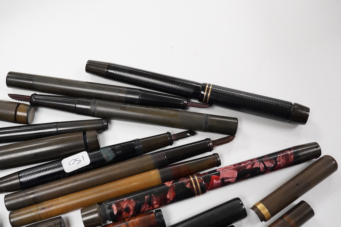 A small collection of D.L.R. Onoto spares